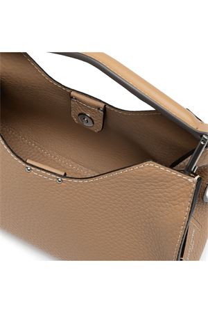 Borsa Aurora in pelle martellata grana maxi cipria GIANNI CHIARINI | BS12315RNGDBL5313
